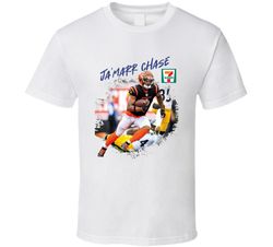 ja'marr chase 7 11 cincinnati football fan t shirt