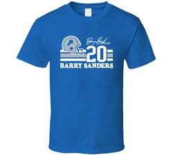 king barry sanders detroit football fan t shirt 1