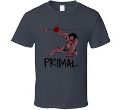 primal caveman spear genndy tartakovsky t shirt