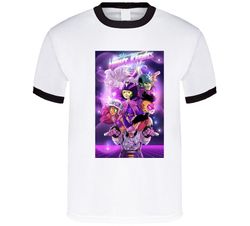 the night begins to shine teen titans t shirt 1