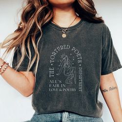 all's fair in love and poetry the tortured poets department new album unisex oversized tshirt graphic tee swiftie merch