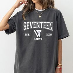 seventeen carat shirt, kpop seventeen shirt, seventeen world tour, seventeen 17 is right here, seventeen