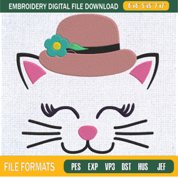 cat head hat embroidery designs, cat machine embroidery design, machine embroide,embroidery design,embroidery svg,machin