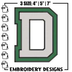 dartmouth logo embroidery design,ncaa embroidery,sport embroidery,logo sport embroidery,embroidery design