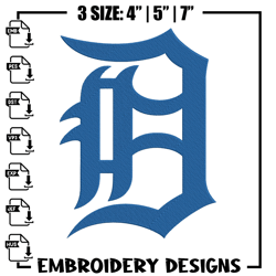 detroit tigers logo embroidery design, mlb embroidery, sport embroidery,logo sport embroidery,embroidery - ronda shop
