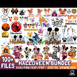 100 disney mickey svg halloween bundle files