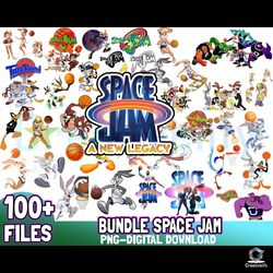 100 files space jam bundle png digital download