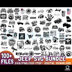 100 files jeep bundle design svg digital download