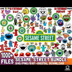 1000 files sesame street svg bundle digital download