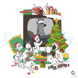 101 dalmatians watching tv png christmas light file