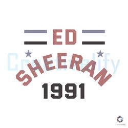 1991 ed sheeran tour 2023 svg ed sheeran digital file