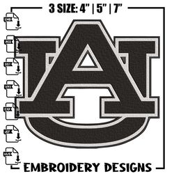 auburn university logo embroidery design, ncaa embroidery, embroidery design, logo sport embroidery, sport embroidery,an