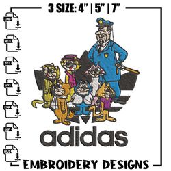 cats cartoon adidas embroidery design, adidas embroidery, embroidery file, brand embroidery, logo shirt, digital downloa