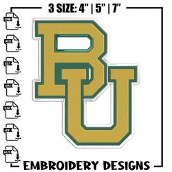 baylor bears logo embroidery design, ncaa embroidery, sport embroidery,logo sport embroidery,embroidery design.,anime em