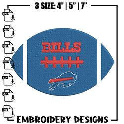 ball buffalo bills embroidery design, buffalo bills embroidery, nfl embroidery, sport embroidery, embroidery design.,ani