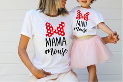 mama mouse mini mouse shirt, mama mouse matching tshirt, mama mini shirt, mommy and me shirt, mothers day shirt