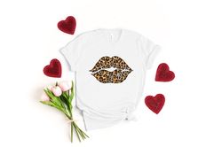 valentines cheetah print lip shirt, xoxo shirt, love valentines yall  shirt, cute valentines day shirt, cute heart shirt