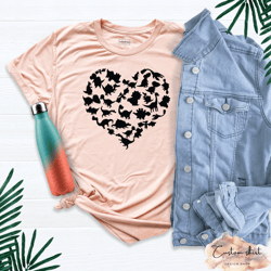 heart of dinosaurs shirt, dinosaurs shirt, dinosaurs tee, dinosaurs t shirt for women, dinosaurs t shirt for mother days
