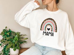 cute rainbow mama shirt, mama shirt, pregnancy announcement, baby shower gift, rainbow baby shirt, rainbow mom shirt