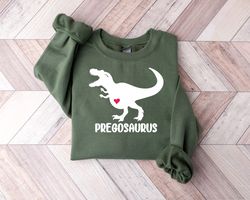 pregnancy announcement shirt for women, funny pregosaurus tshirt for baby shower, funny gift for expecting mom ,shirt fo
