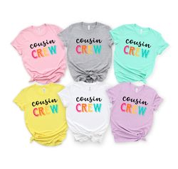 cousin crew shirt, family matching, matching cousin shirts, cousin matching, summer cousin shirts, matching family tees,