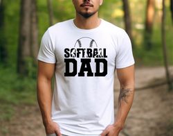 softball dad tshirt, softball lover dad tshirt, fathers day softball dad gift tee, funny softball dad tee