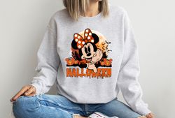 disney halloween sweatshirts, halloween family shirt, halloween disney shirt, disney halloween, mickey and minnie shirt,