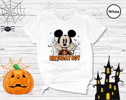 halloween birthday boy shirts, halloween family shirts, halloween disney shirt, disney halloween shirt, mickey minnie an