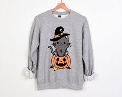 halloween cat pumpkin, halloween shirt, halloween cats t-shirt, halloween sweatshirt, spooky season sweatshirt, hallowee