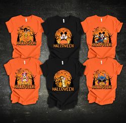 halloween shirts, halloween family shirts, halloween disney shirt, disney halloween shirt, disney friends shirt, mickey