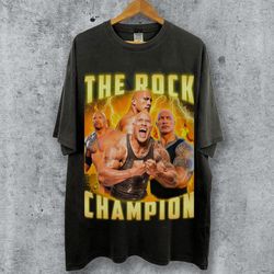 retro the rock t-shirt, the rock t vintage the rock t , the rock t gift for women and man unisex 90s t-shirt