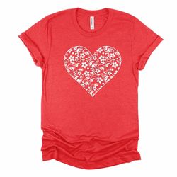 valentines heart mandala, valentine floral heart design on premium unisex shirt, 3 color choices, 2x, 3x, 4x, plus sizes