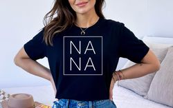 nana shirt for mothers day gift from grandkids, birthday gift for nana from grandchildren tee, cute nana shirt for nana