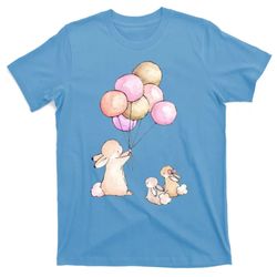 cute bunny rabbit balloon t-shirt