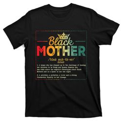 black mother african americans mothers day juneteenth wo t-shirt