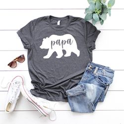 papa bear shirt, father gift, dad bear tee, husband gift, bear t-shirt, fathers day gift, dad shirt, husband gift, papa