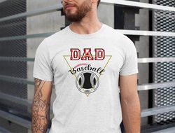 dad baseball shirt, custom baseball tshirt, fathers day shirt for baseball dad, baseball dad custom name, personalized b