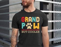 grand paw shirt, dog grandpa, grandpa funny shirt, pawpaw tshirt, dog grandpaw shirt, grandfather tshirt, fathers day gi