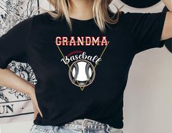 grandma baseball shirt, custom baseball tshirt, grandma baseball tshirt, baseball custom name, personalized baseball tee