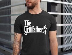 The Grillfather Tshirt, Grill Master Dad Shirt, Fathers Day Grill Father Gift Tee, Picnic Lover Dad Tee, Funny The Grill