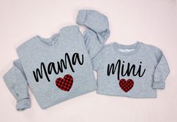mommy and me valentines shirt, mama and mini shirt, matching valentines shirt, mom and daughter valentines day shirt, mo