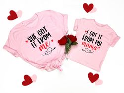 mommy and me valentines shirt, matching valentines shirt, mom and daughter valentines day shirt, buffalo plaid heart shi