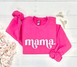 retro mama sweatshirt, mama sweatshirt, mothers day gift, mom life shirt, new mom gift, mama shirt, 1st mothers day gift