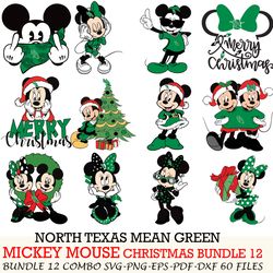 sam houston bearkats bundle 12 zip mickey christmas cut files,svg eps png dxf,instant download,digital download