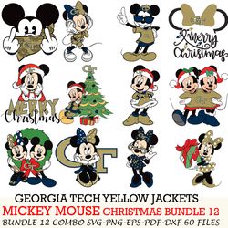 utah utes bundle 12 zip mickey christmas cut files,svg eps png dxf,instant download,digital download