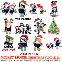 alabama crimson tide bundle 12 zip bluey christmas cut files,for cricut,svg eps png dxf,instant download