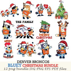 clemson tigers bundle 12 zip bluey christmas cut files,for cricut,svg eps png dxf,instant download