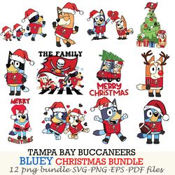 ole miss rebels bundle 12 zip bluey christmas cut files,for cricut,svg eps png dxf,instant download
