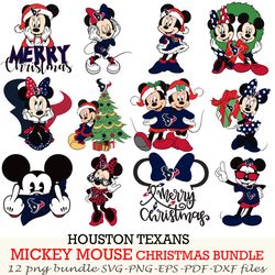 cleveland browns bundle 12 zip mickey christmas cut files,svg eps png dxf,instant download,digital download