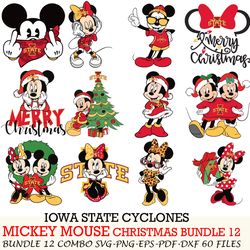 middle tennessee blue raiders bundle 12 zip mickey christmas cut files,svg eps png dxf,instant download,digital download